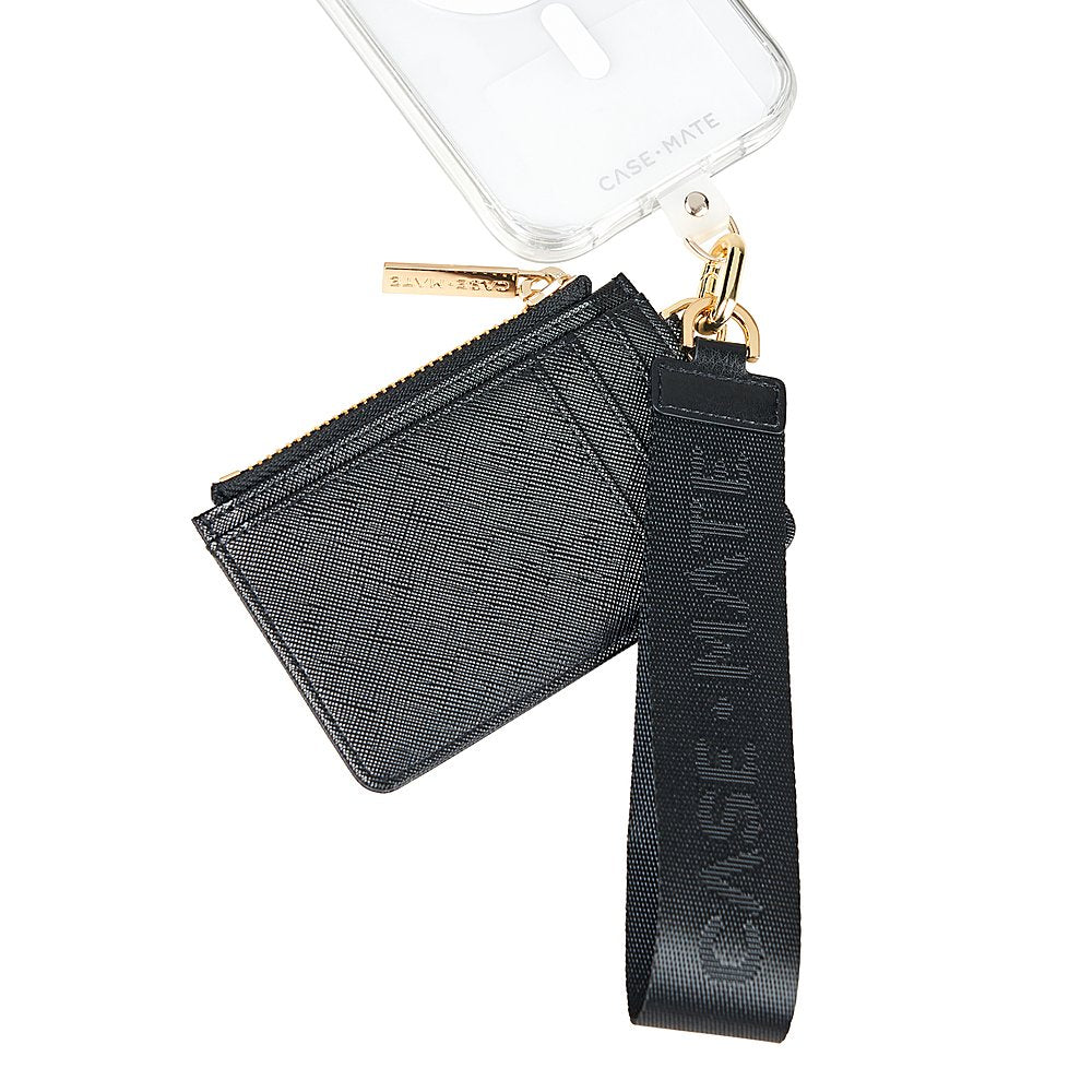 Estuche de pulsera con billetera para teléfonos móviles Case-Mate Essential, color negro