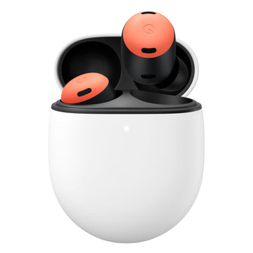 Google Pixel Buds Pro True Wireless Earbud with Noise Cancelling - White/Orange
