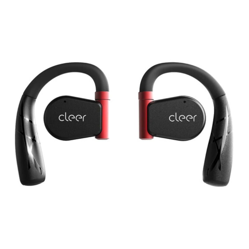 Cleer Arc II Sport True Wireless Open-the-Ear Earbuds - Red/Black