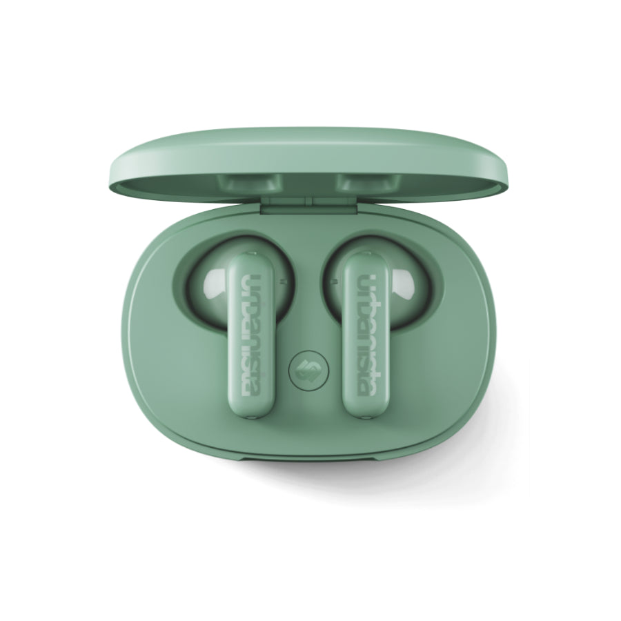 Urbanista 49335 Copenhagen Noise-Canceling True Wireless Earbuds with Dual Microphones - Sage Green