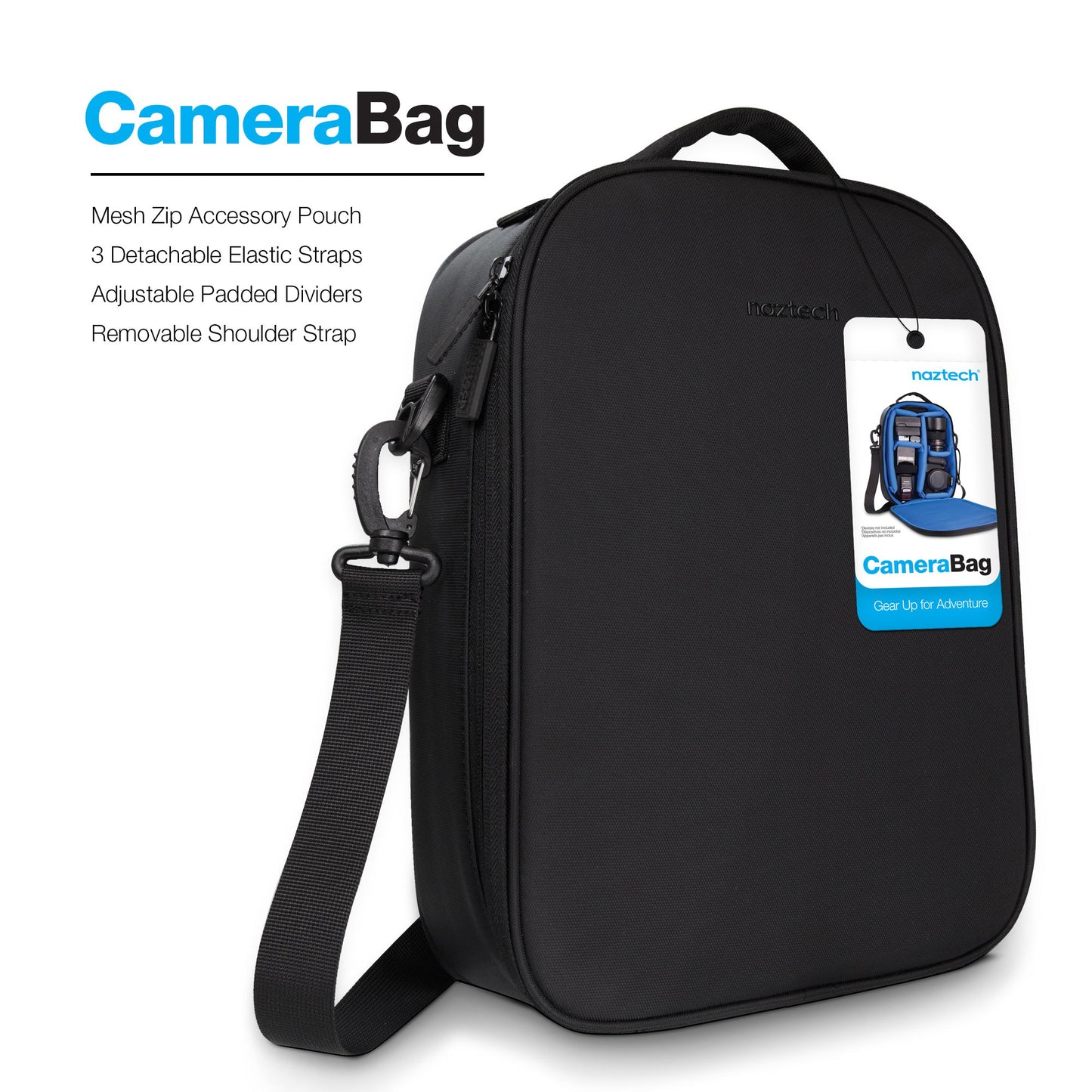 Naztech Camera Bag for Nikon D3 Camera - Black