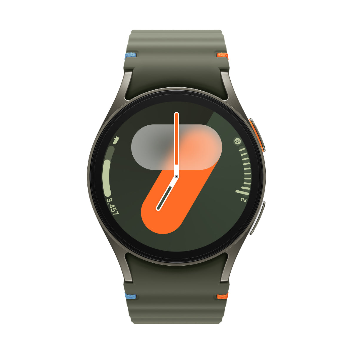 Reloj inteligente Samsung Galaxy Watch7 de 40 mm con caja de aluminio y correa verde oliva - Bluetooth