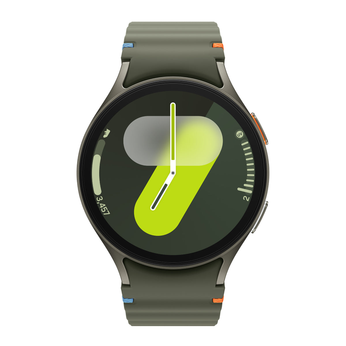 Reloj inteligente Samsung Galaxy Watch7 de 44 mm con caja de aluminio y correa verde - LTE