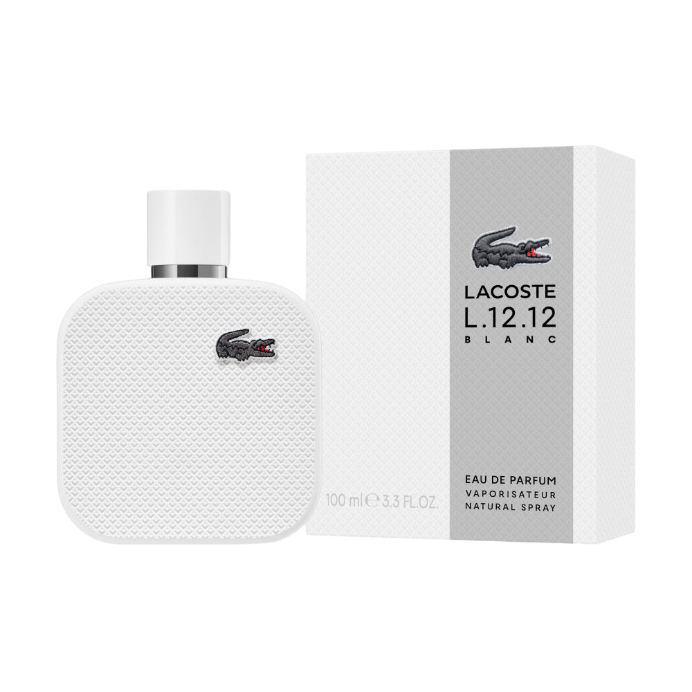 Lacoste L.12.12 Blanc Eau de Parfum en aerosol para hombre de 3.3 oz