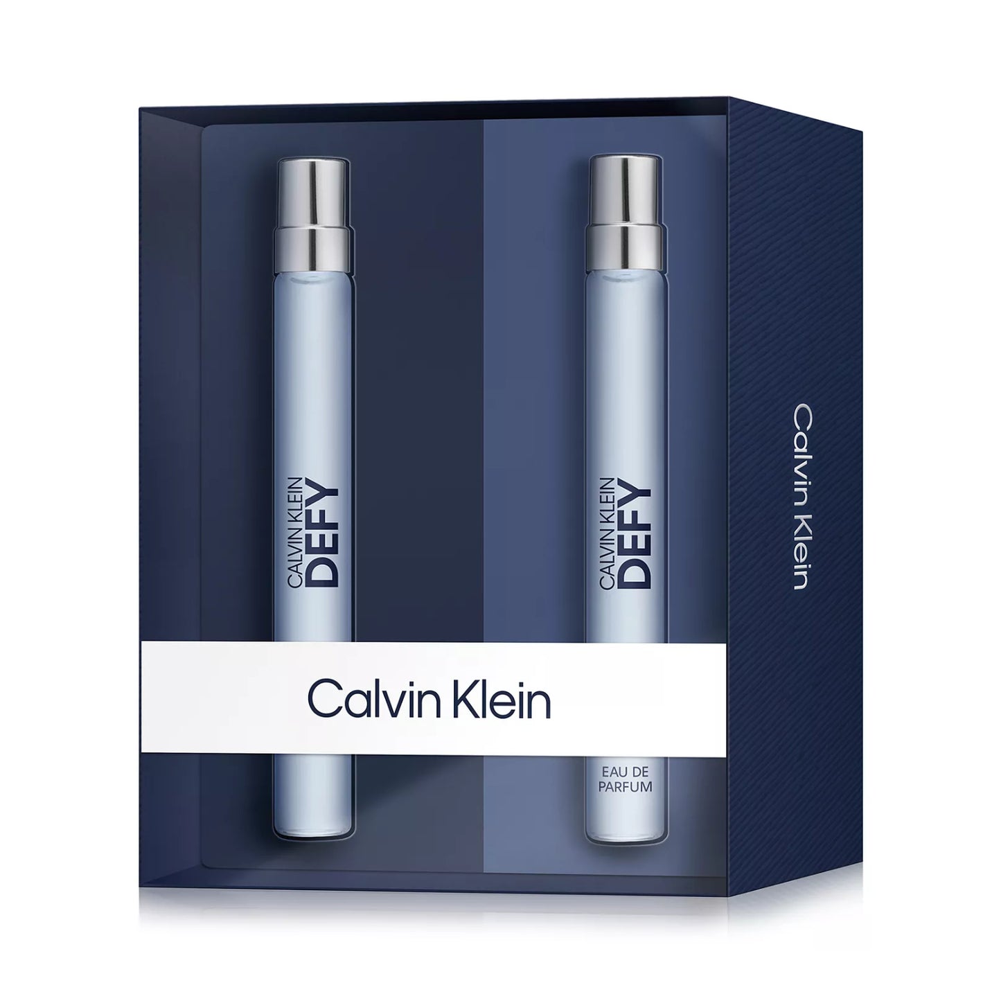 Set de regalo de 2 piezas de perfume en spray de viaje para hombre Defy de Calvin Klein