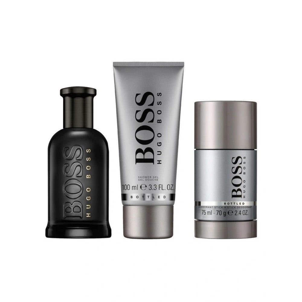 Estuche de regalo de 3 perfumes para hombre Hugo Boss Bottled