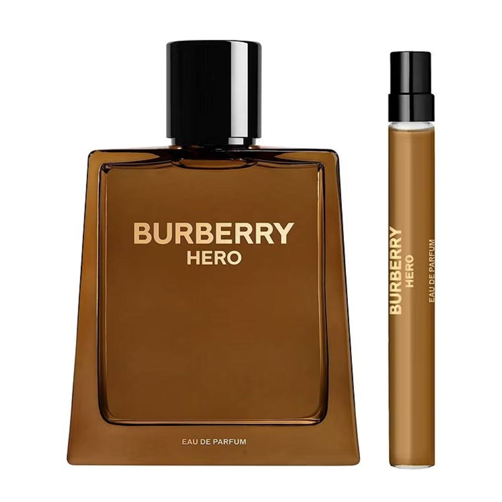 Set de regalo de eau de parfum de 2 piezas Burberry Hero para hombre