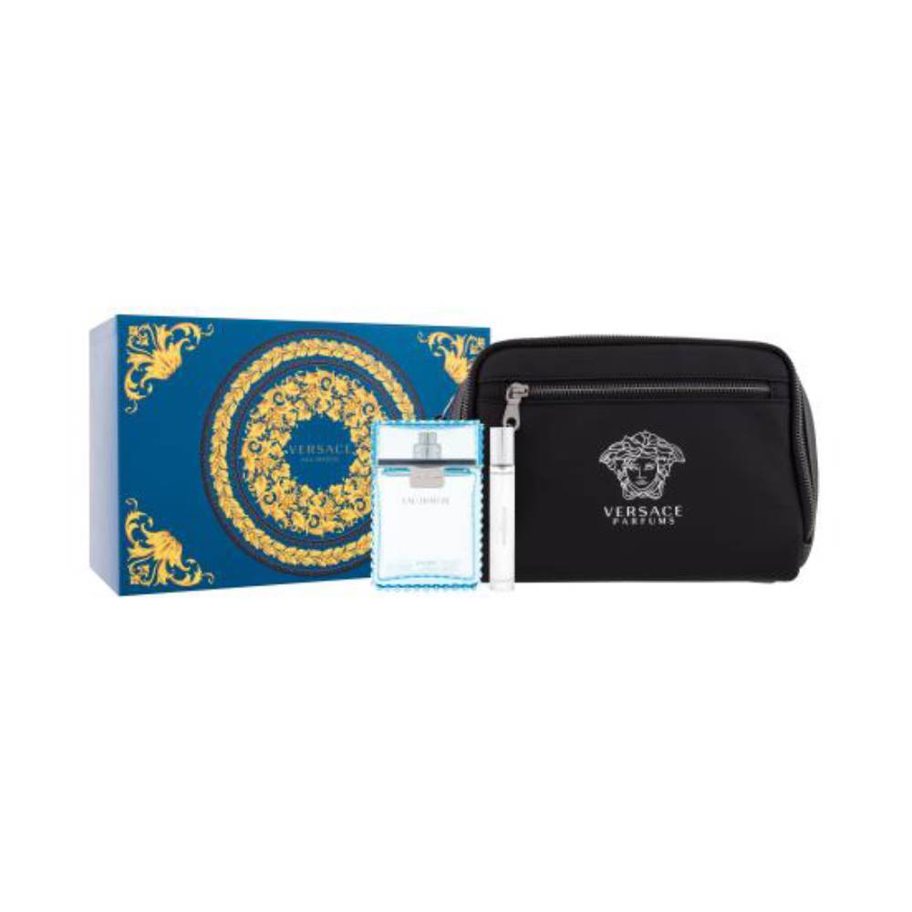 Conjunto de 2 piezas Eau Fraiche de Versace con bolso