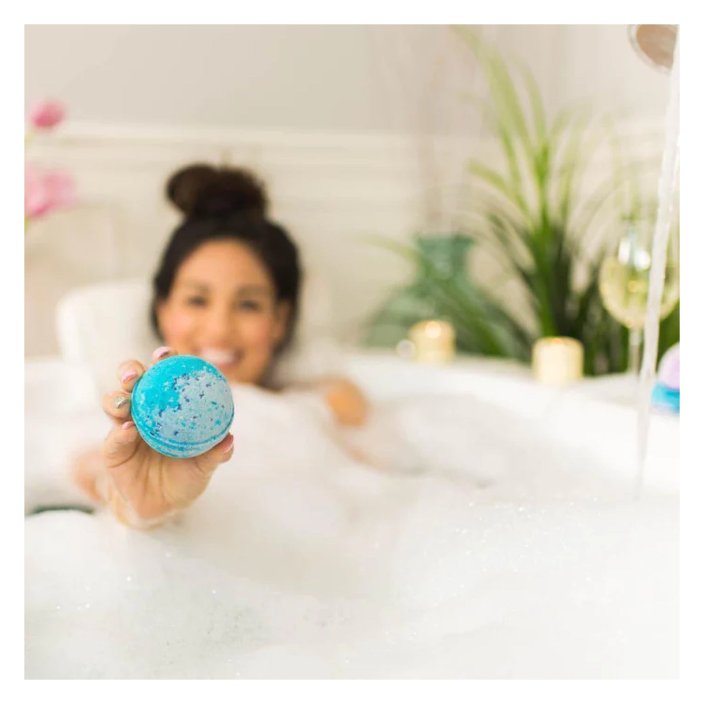 Nectar Bath Treats Relaxing, Fizzing Round Bath Bombs - Coco Paradise