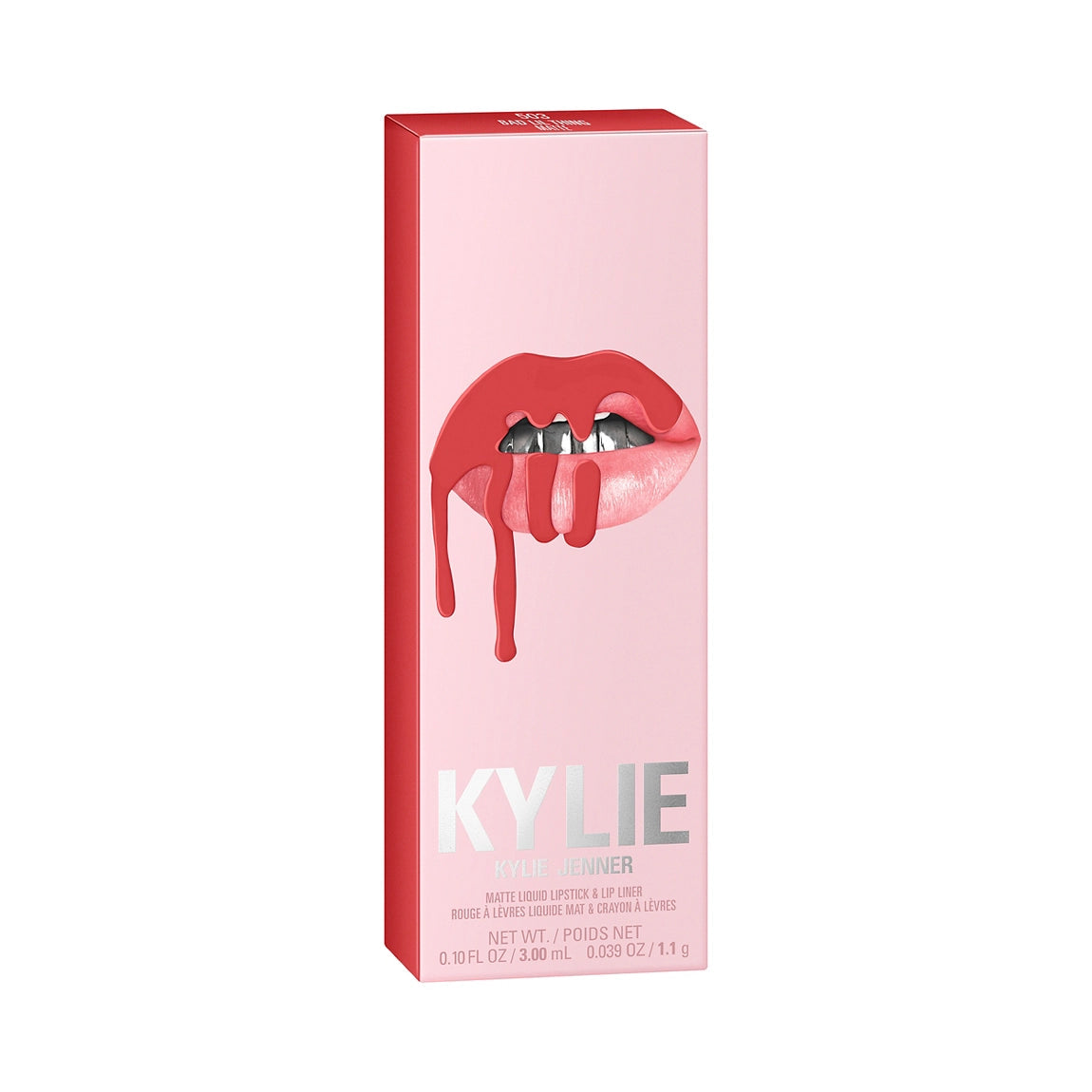 Kit de labios mate 503 Bad Lil Thing de Kylie Cosmetics de 0,039 oz., a prueba de manchas