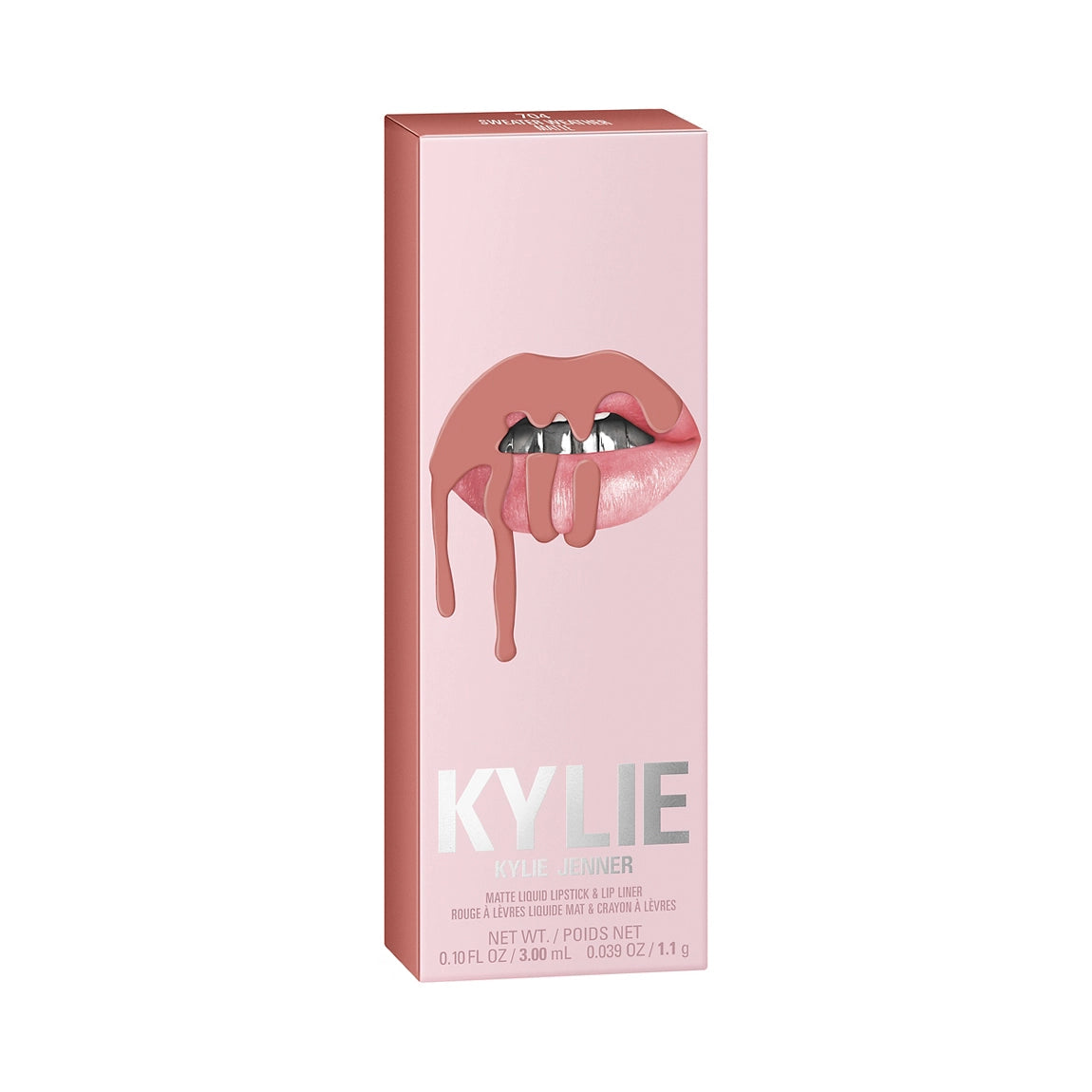 Kylie Cosmetics 0.039 oz. Matte 704 Sweater Weather Lip Kit - Smudge Proof