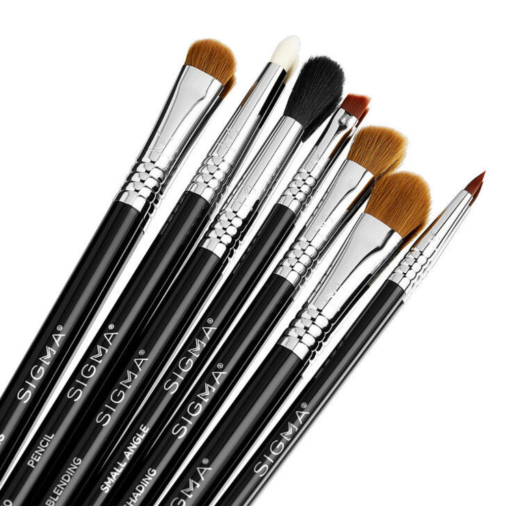 Sigma Beauty EK001 Basic Eye Brush Set (Set of 7) - Black