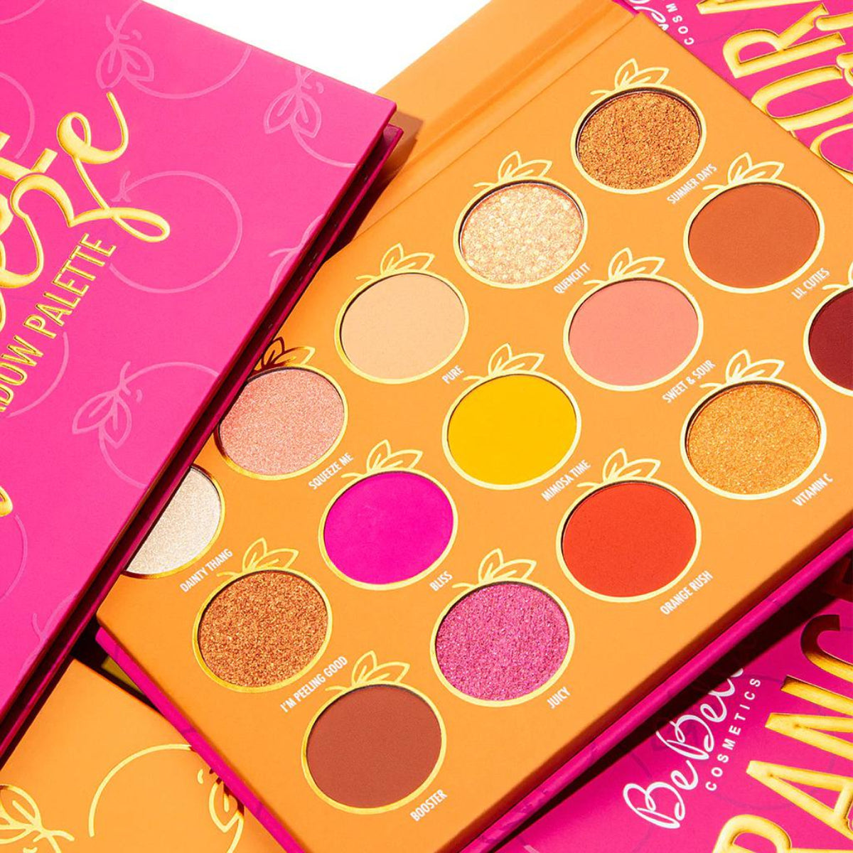 Paleta de sombras de ojos Beauty Creations Bebella Orange Squeeze Cosmetics (15 tonos)