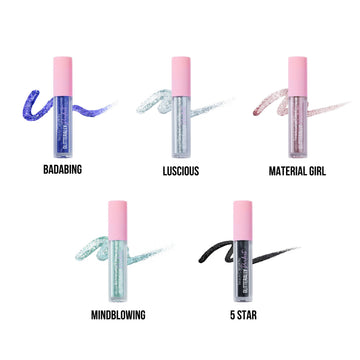 Beauty Creations Glitterally Perfect Glitter Liners 0.11 fl oz (Set of 5) - Eye Catching