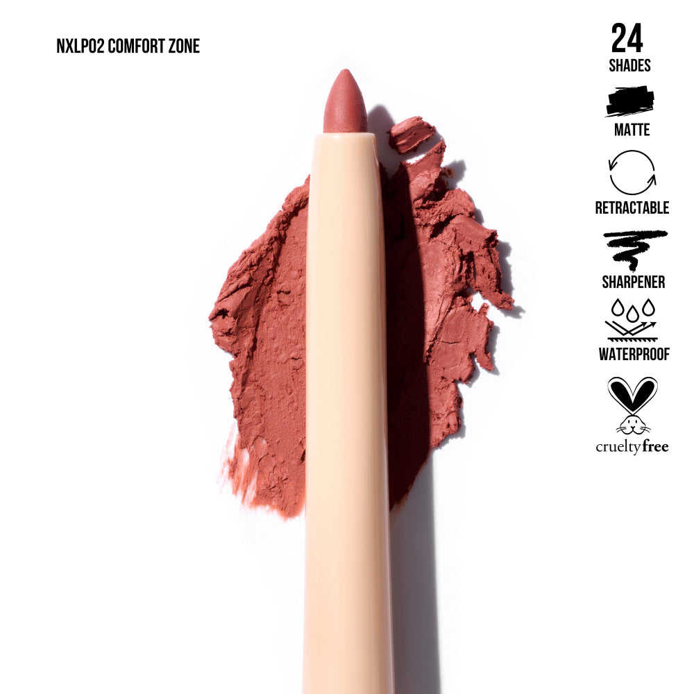 Delineador de labios Nude X de Beauty Creations, 0,01 oz, Comfort Zone