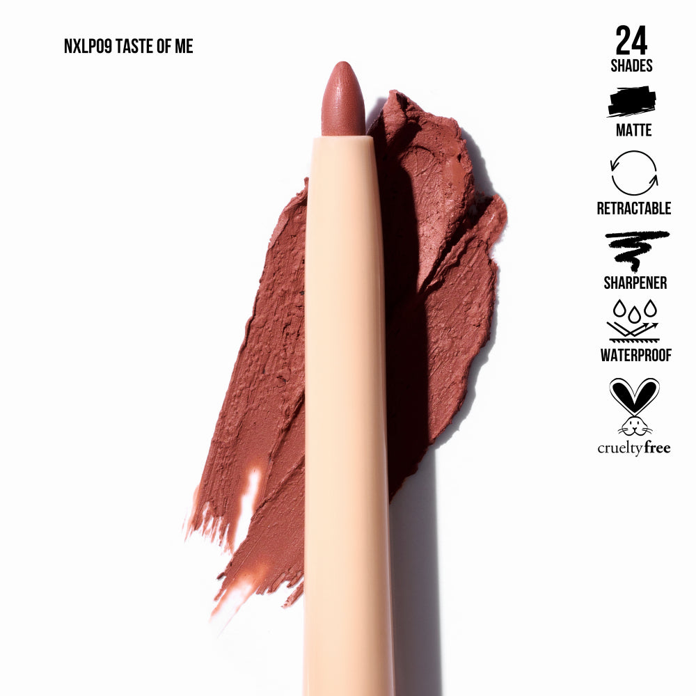 Delineador de labios Nude X de Beauty Creations, 0,01 oz, Taste of Me