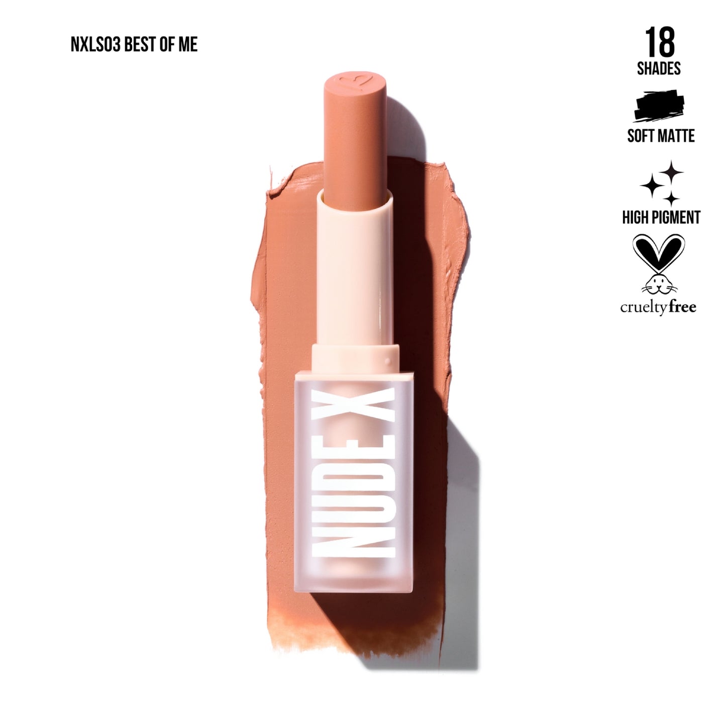 Beauty Creations Nude X Lipstick 0.13 oz - Best Of Me