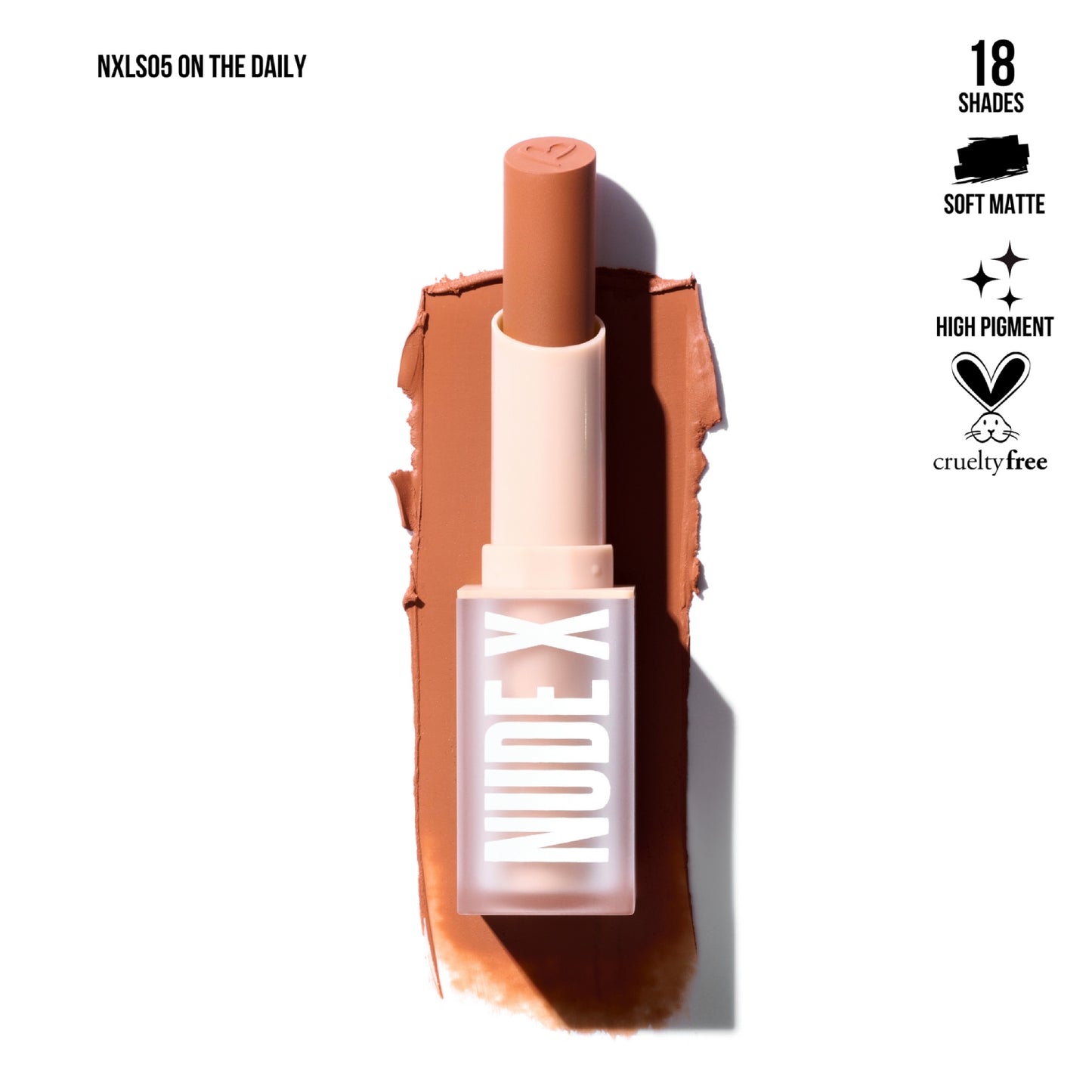 Beauty Creations Nude X Lipstick 0.13 oz - On The Daily