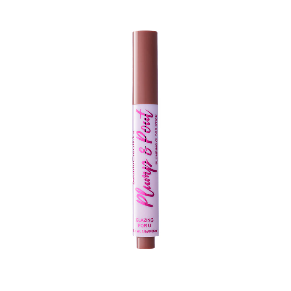 Beauty Creations Plump & Plout Plumping Gloss Stick - Glazing for U-Nude Beige