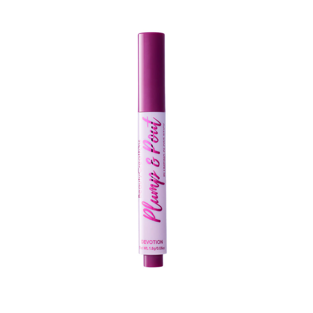 Brillo en barra voluminizador Plump &amp; Plout de Beauty Creations - Devotion-Plum