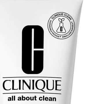 Gel limpiador exfoliante 2 en 1 All About Clean de Clinique, 5 oz