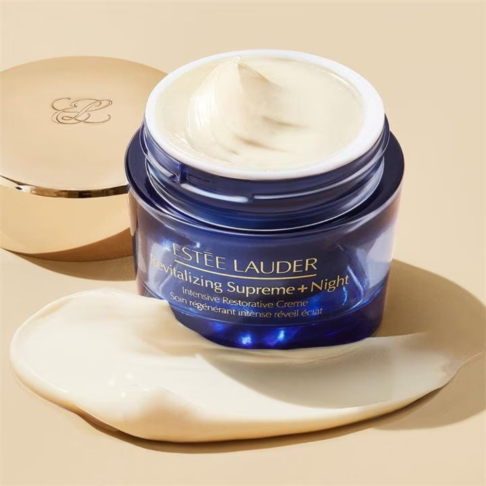 Estée Lauder Revitalizing Supreme+ Crema reparadora intensiva de noche de 1,7 oz: hidratación durante 24 horas