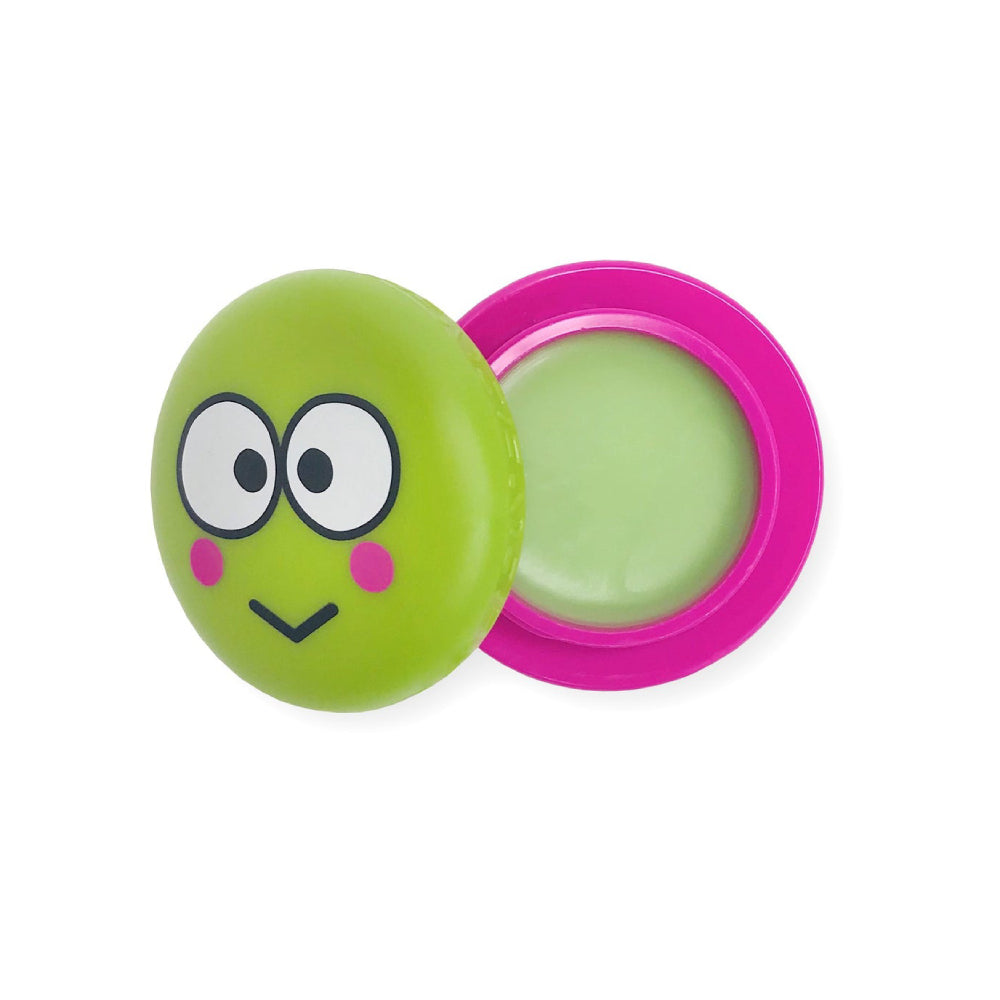 The Crème Shop Keroppi Macaron Lip Balm 0.26 oz - Green Apple A Day