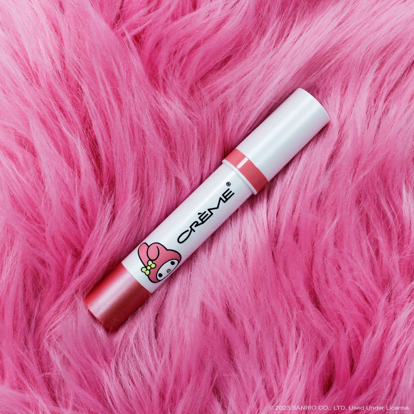 Bálsamo labial hidratante con color Hello Lippy de The Crème Shop x My Melody - Pink Fluff