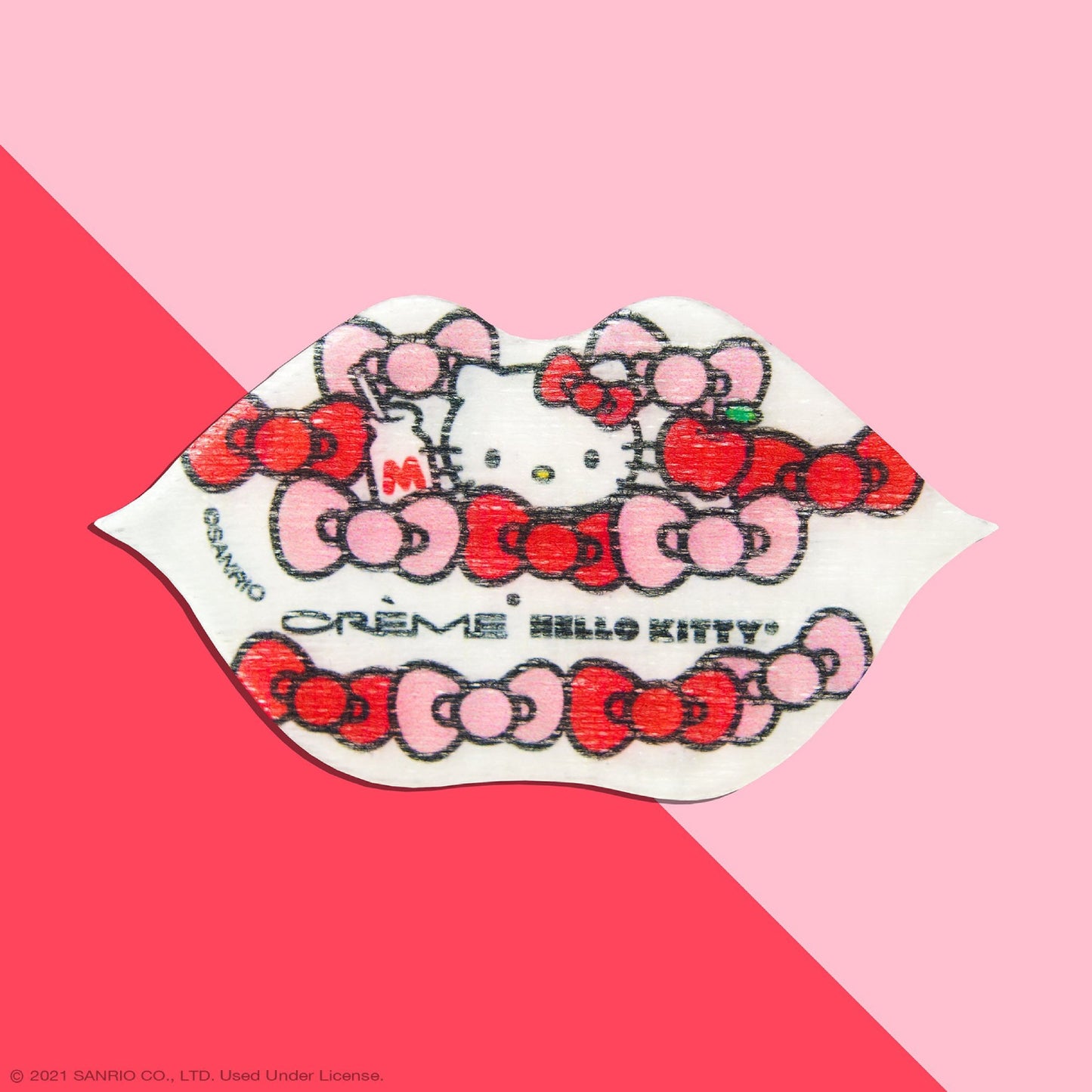 Parche de hidrogel para labios de The Crème Shop x Hello Kitty, 1,28 oz, sabor a pudín de vainilla