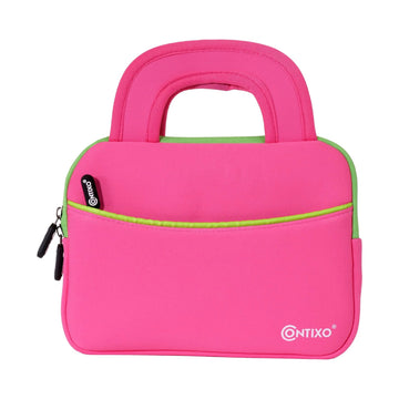 Contixo V9-2 7" Kids Tablet with Headphones and Tablet Bag- Pink