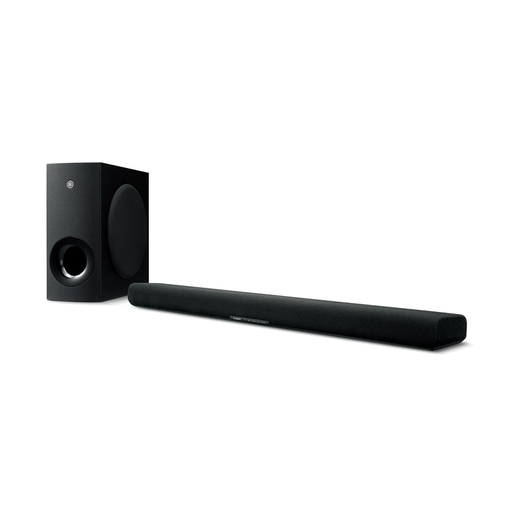 Barra de sonido Yamaha SR-B40A Dolby Atmos con subwoofer inalámbrico, color negro