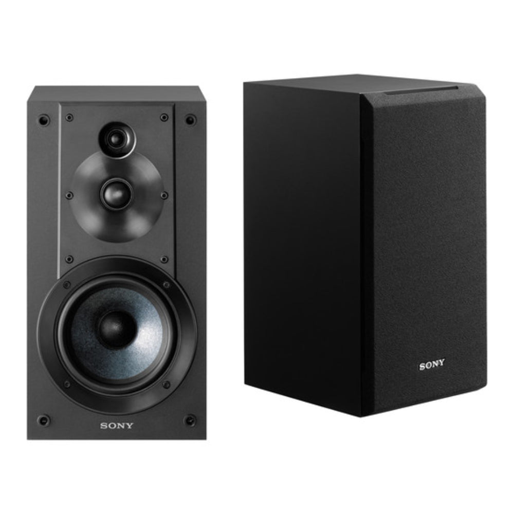 Sony SS-CS5 3-Way Bookshelf Speaker (Pair) - Black