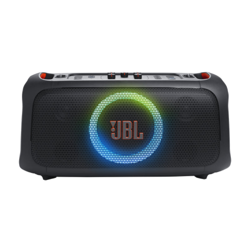 Altavoz portátil inalámbrico para fiestas JBL PartyBox On-The-Go Essential con micrófono inalámbrico, color negro