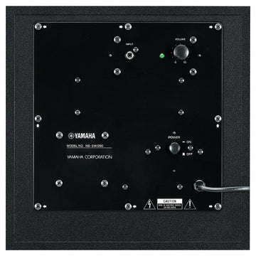 Subwoofer Yamaha NS-SW050 de 8" y 100 W, color negro