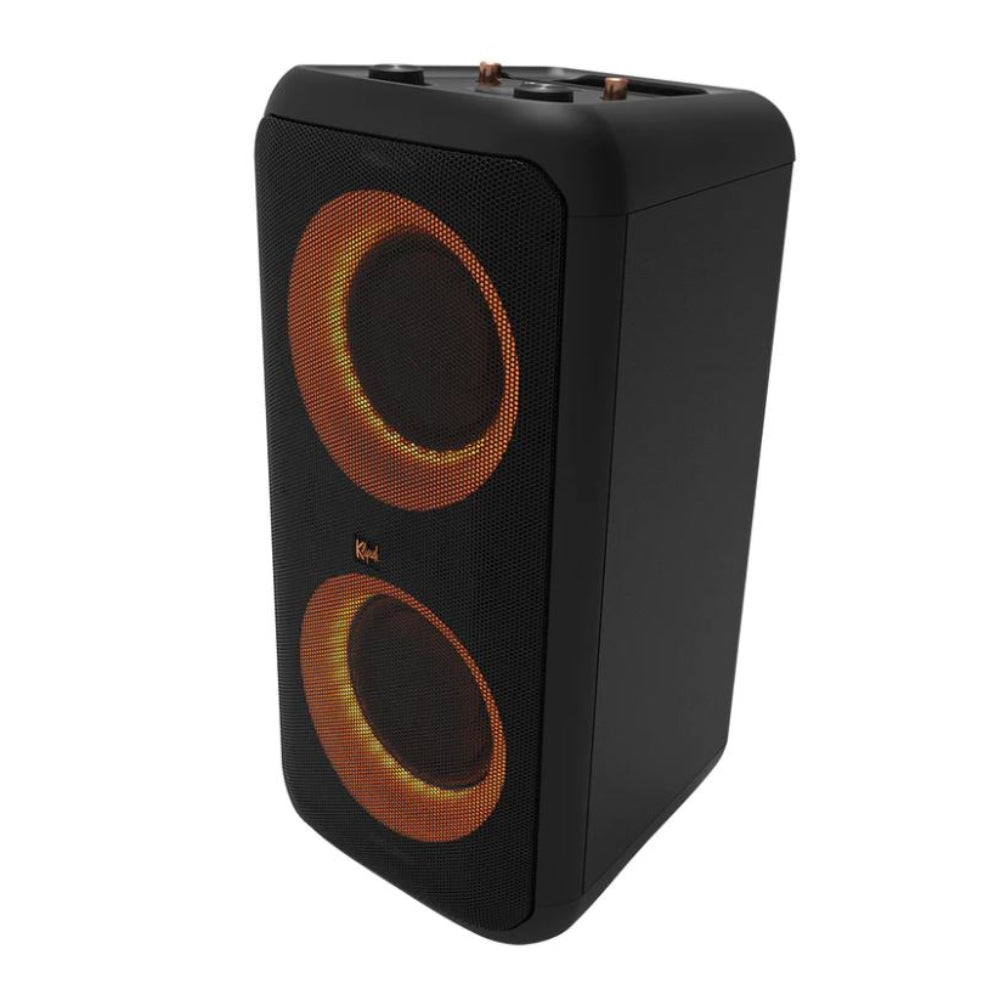 Altavoz portátil para fiestas Klipsch GIG XXL con Bluetooth y potentes luces estroboscópicas (negro)