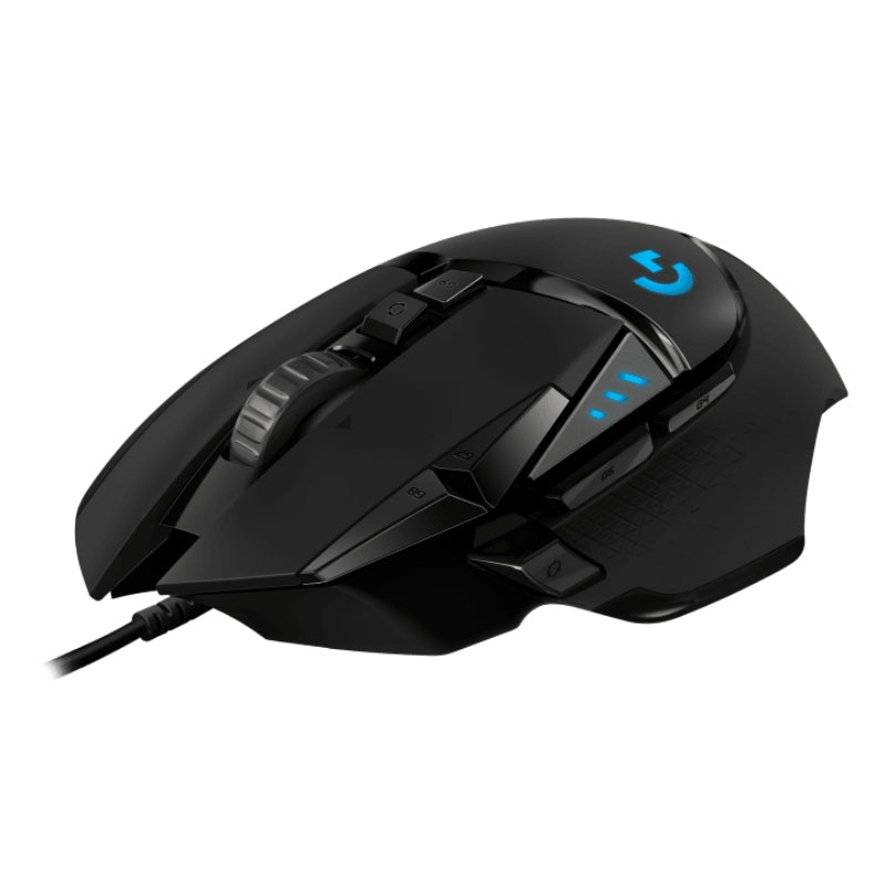 Ratón para juegos con cable Logitech G502 HERO, color negro