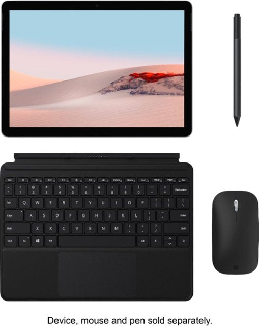 Funda con teclado Microsoft KCM00025 para Surface Go, Go 2 y Go 3, color negro