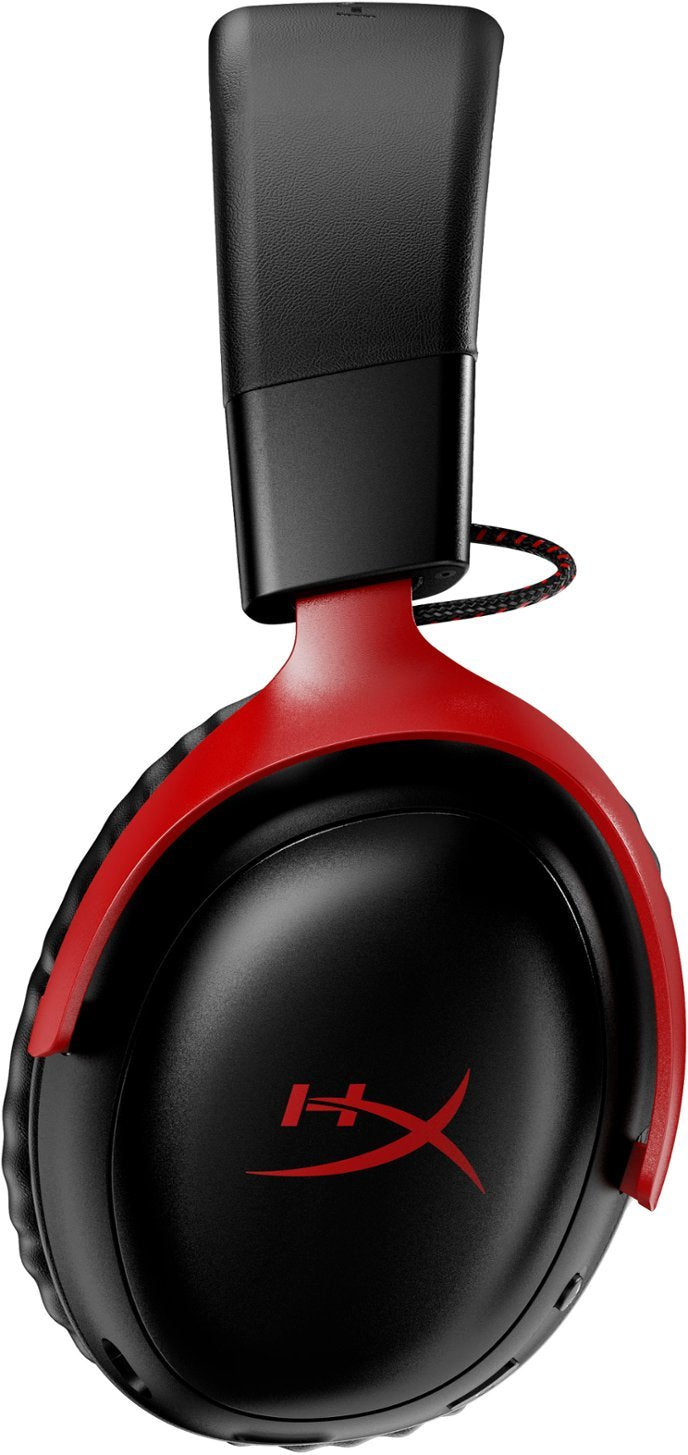 Auriculares inalámbricos para juegos HyperX 77Z46AA Cloud III con diadema, color negro y rojo