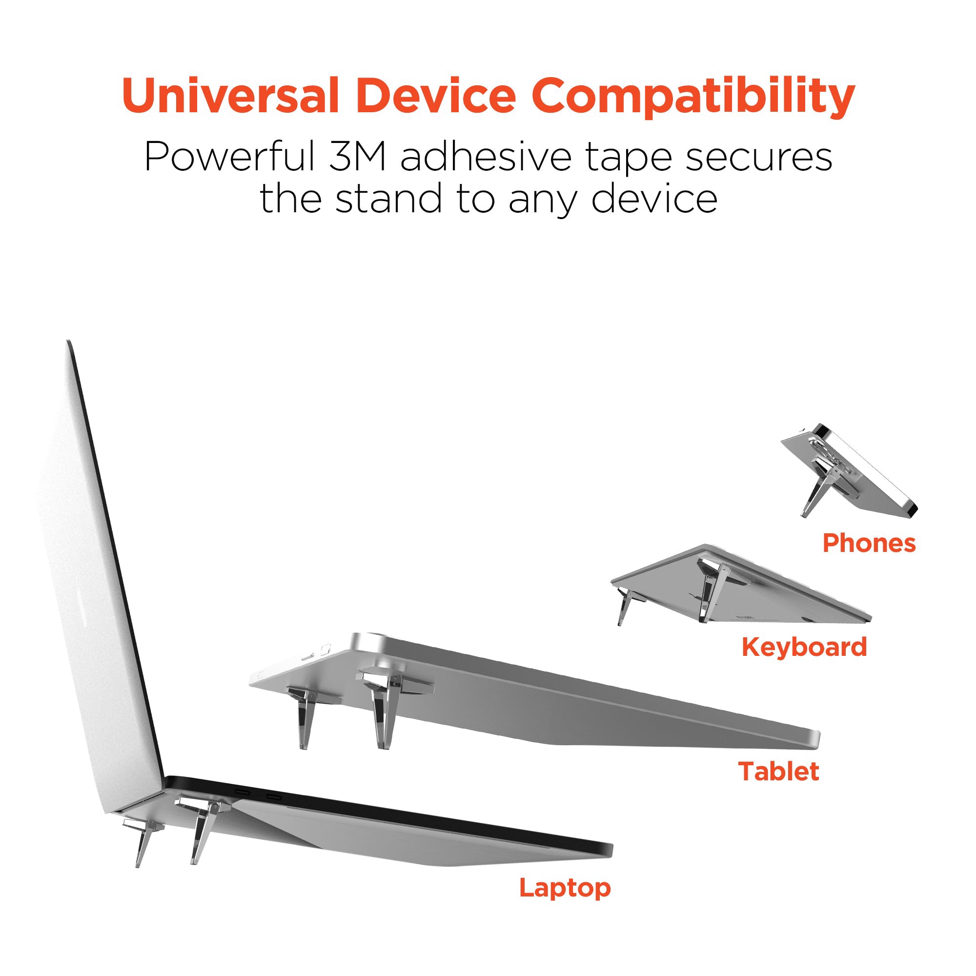 HyperGear 15604 UpRite 2-Piece Mini Universal Adhesive Stand