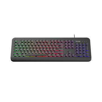 ViewSonic Backlit Wired RGB Gaming Keyboard - Black