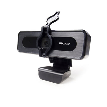 TEZL TZLWC-2 1080P PC Privacy Cover Webcam with Live Streaming USB, Mic - Silver