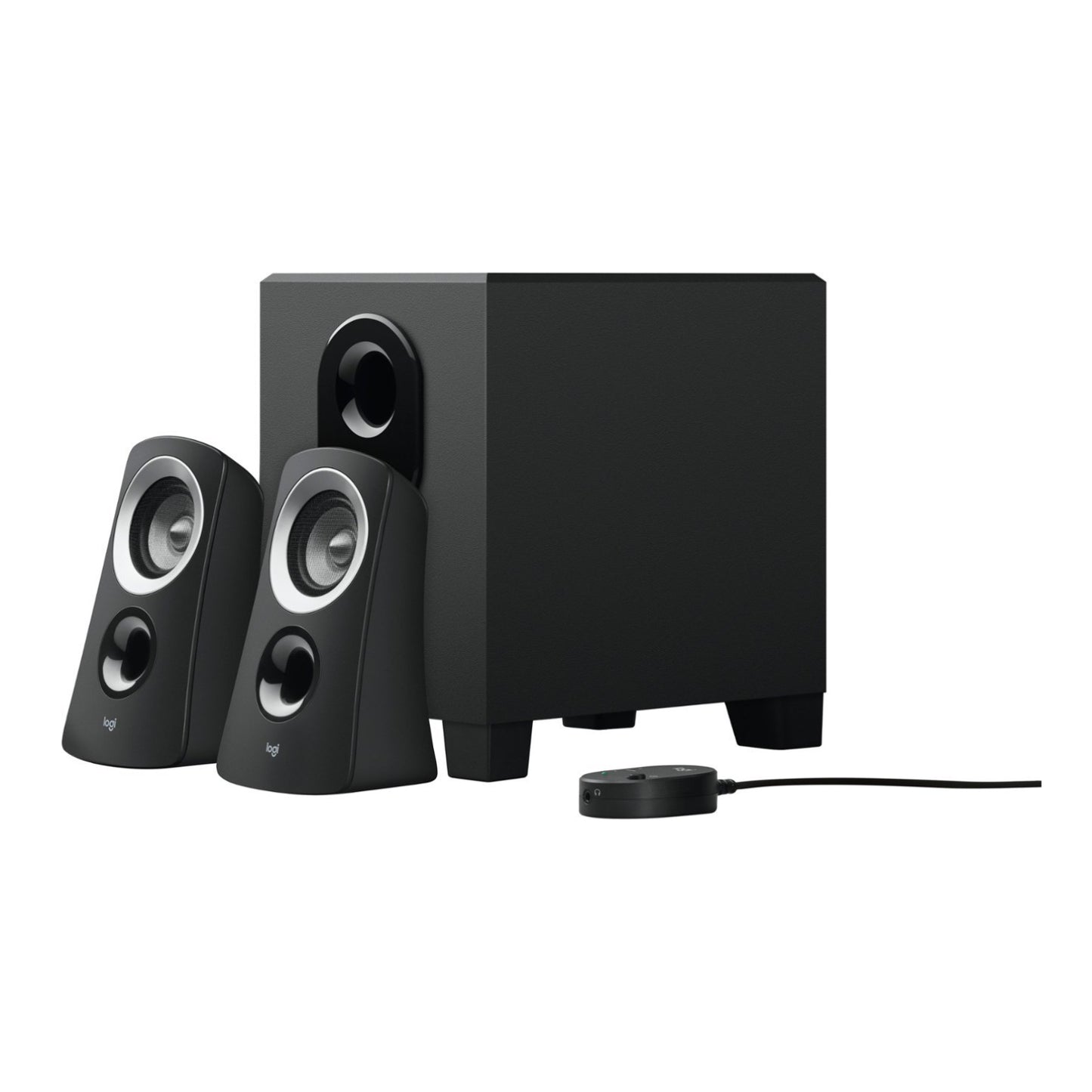 Logitech Z313 2.1 Channel Speaker System (3-Piece) - Black