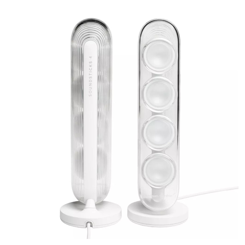 Harman Kardon SoundSticks 4 Bluetooth Speaker System, White– Curacao