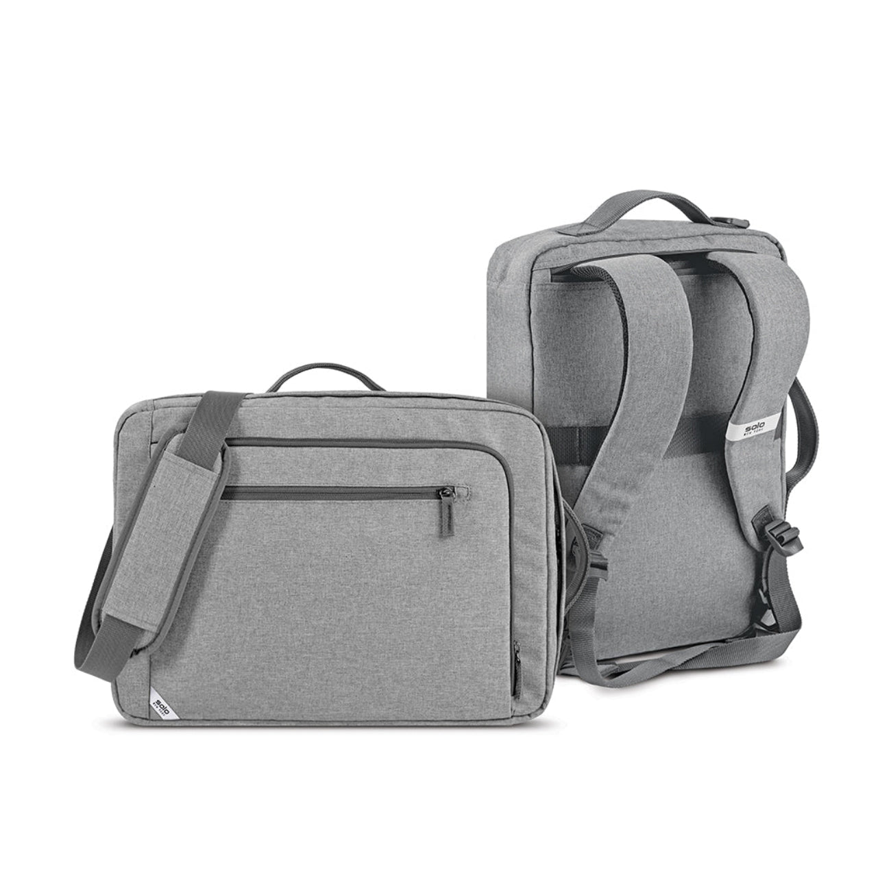 Solo New York Re:Utilize Hybrid Backpack Briefcase for 15.6" Laptops - Gray