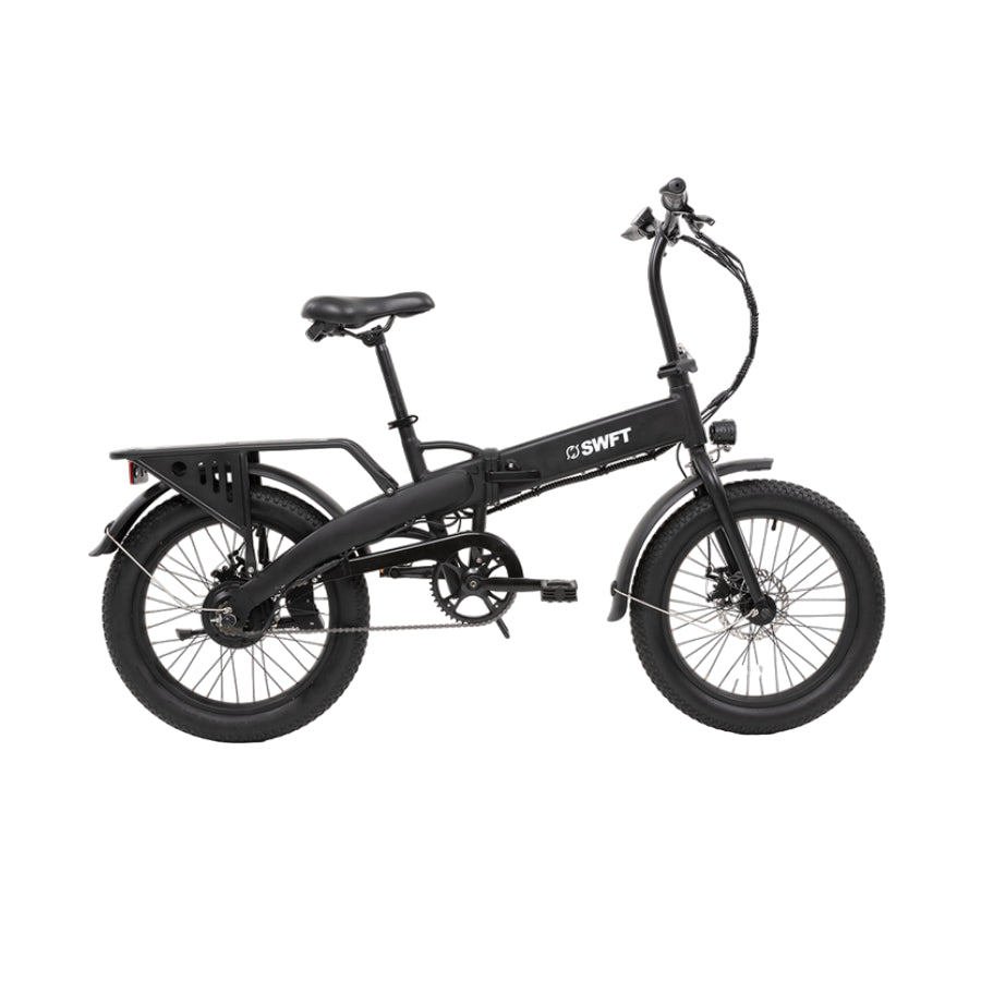 Bicicleta eléctrica plegable SWFT FX - Negra