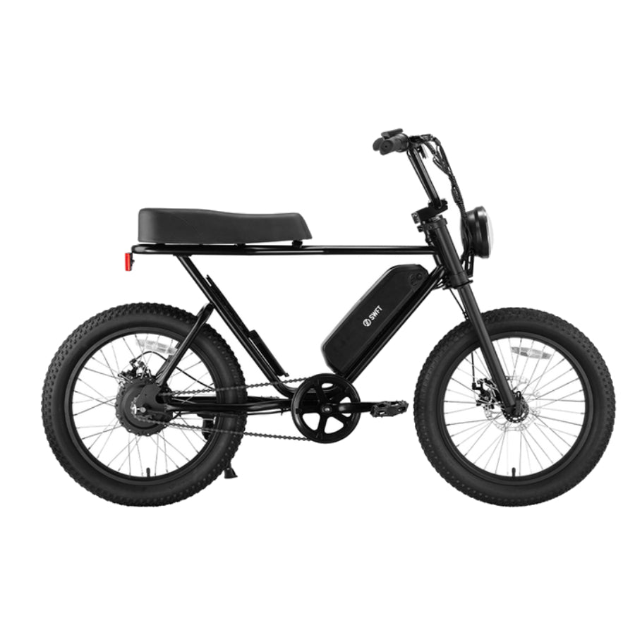 Bicicleta eléctrica todoterreno SWFT ZX Zip, color negro