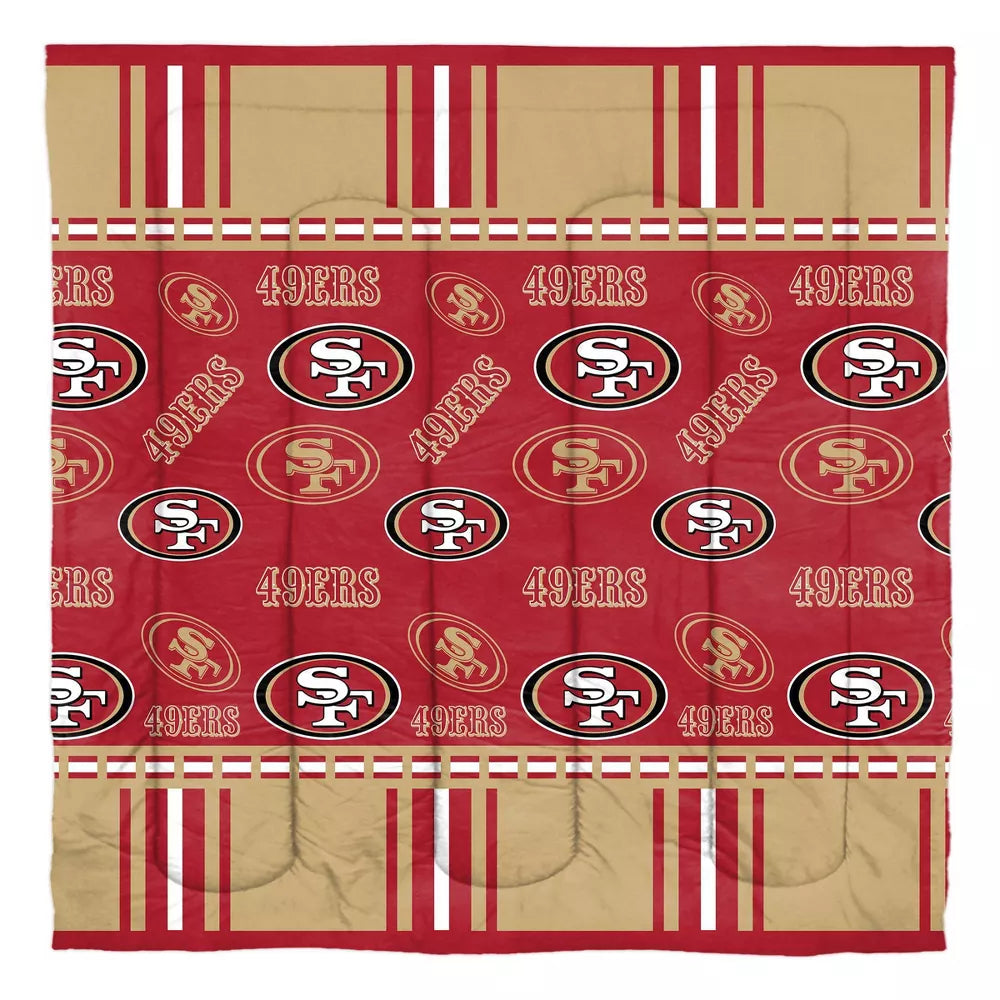 NFL San Francisco 49ers Twin 4-Piece Comforter Set