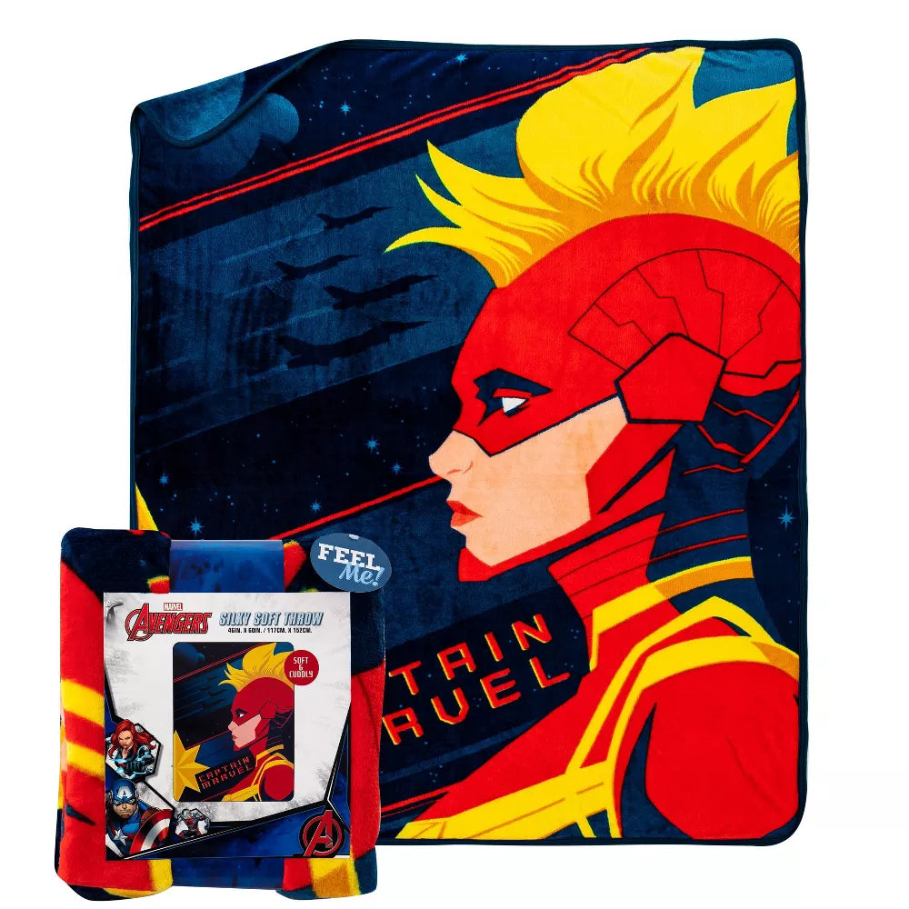 Marvel Bold Leader Silk Touch Throw Blanket