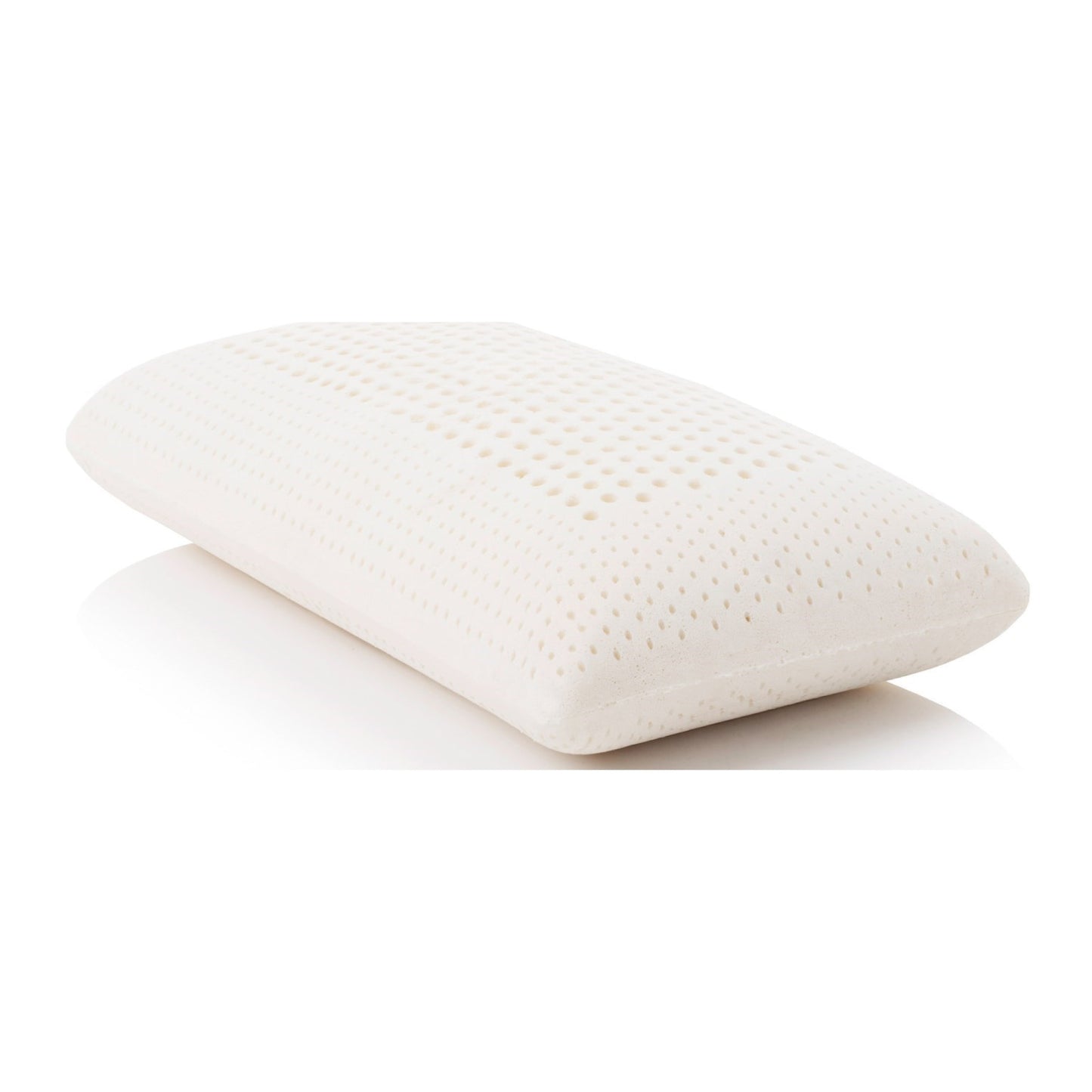 Almohada de látex Talalay de Malouf Zoned, firme, tamaño queen, color blanco