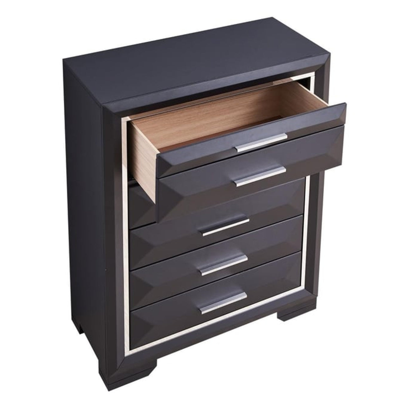 Chest with 5 Drawers by Best Home - Charcoal